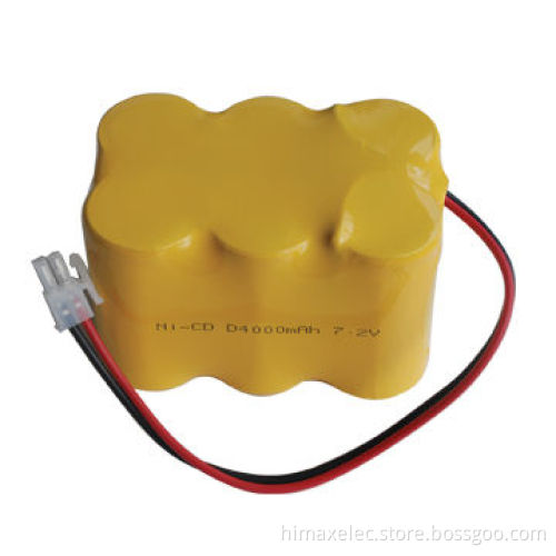 6V/5000mAh NiCd D size batteries for emergency light